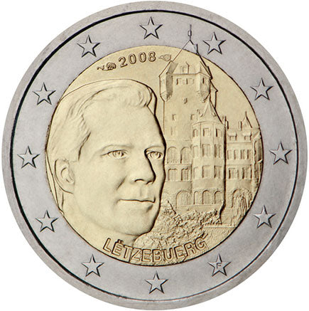 Lussemburgo 2€ Chateau de Berg 2008